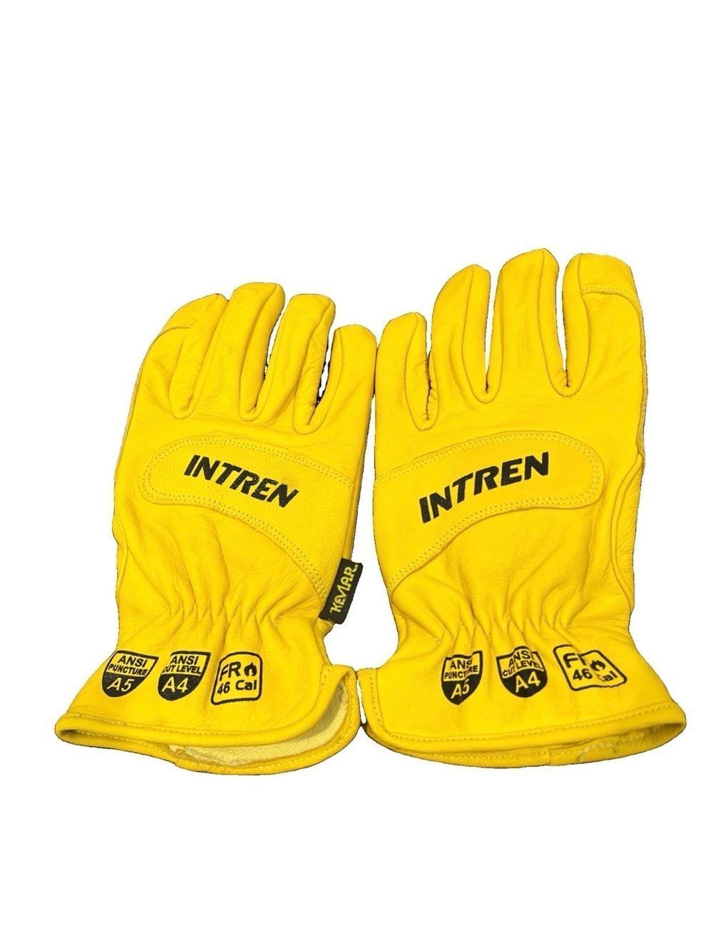 INTREN Yellow Work Gloves lineman Sz.L